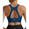 image:imageRUNNING GIRL Sports Bras for Women High SupportRacerback Supportive Molded Cup Sports Bra with Sewn in PadsBnavy Blue