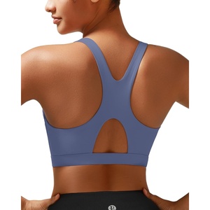 image:imageRUNNING GIRL Sports Bras for Women High SupportRacerback Supportive Molded Cup Sports Bra with Sewn in PadsAlavender Purple