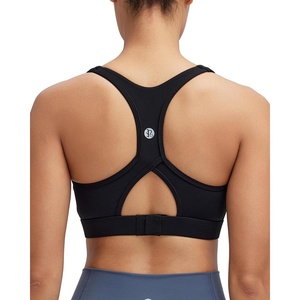 image:imageRUNNING GIRL Sports Bras for Women Molded Cup High Impact Sports Bra Workout Bras for Women High Support RacerbackEblack