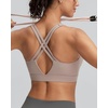 image:imageRUNNING GIRL Sports Bra for Women High Support Molded Cup High Impact Sports Bras with Sewn in Pads Strappy Running BraMica