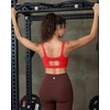 image:imageRUNNING GIRL Sports Bra for Women High Support Molded Cup Supportive High Impact Sports Bras with Sewn in PadsAdeep Red