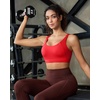 image:imageRUNNING GIRL Sports Bra for Women High Support Molded Cup Supportive High Impact Sports Bras with Sewn in PadsAdeep Red