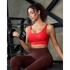image:imageRUNNING GIRL Sports Bra for Women High Support Molded Cup Supportive High Impact Sports Bras with Sewn in PadsAdeep Red