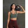image:imageRUNNING GIRL Sports Bra for Women High Support Molded Cup Supportive High Impact Sports Bras with Sewn in PadsAforest Green