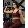 image:imageRUNNING GIRL Sports Bra for Women High Support Molded Cup Supportive High Impact Sports Bras with Sewn in PadsAmaroon