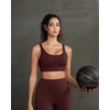 image:imageRUNNING GIRL Sports Bra for Women High Support Molded Cup Supportive High Impact Sports Bras with Sewn in PadsAmaroon
