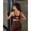 image:imageRUNNING GIRL Sports Bra for Women High Support Molded Cup Supportive High Impact Sports Bras with Sewn in PadsAmaroon