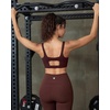 image:imageRUNNING GIRL Sports Bra for Women High Support Molded Cup Supportive High Impact Sports Bras with Sewn in PadsAmaroon