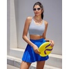 image:imageRUNNING GIRL Sports Bra for WomenAdjustable Straps Sports Bras High Support Sports Bra with Sewn in Pads3100GreyXXL