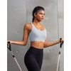 image:imageRUNNING GIRL Sports Bra for WomenAdjustable Straps Sports Bras High Support Sports Bra with Sewn in Pads3100GreyXXL