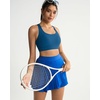 image:imageRUNNING GIRL Sports Bra for WomenMolded Cup Strappy Running High Impact Sports Bra with Sewn in PadsAdeep Blue