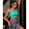 image:imageRUNNING GIRL Sports Bras for Women High Support Adjustable Straps High Impact Racerback Bra with Hook Closure Molded CupAbright Green