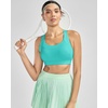image:imageRUNNING GIRL Sports Bras for Women High Support Adjustable Straps High Impact Racerback Bra with Hook Closure Molded CupAbright Green