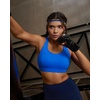 image:imageRUNNING GIRL Sports Bras for Women High Support Adjustable Straps High Impact Racerback Bra with Hook Closure Molded CupAcerulean Blue