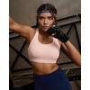 image:imageRUNNING GIRL Sports Bras for Women High Support Adjustable Straps High Impact Racerback Bra with Hook Closure Molded CupAflush Pink