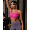 image:imageRUNNING GIRL Sports Bras for Women High Support Adjustable Straps High Impact Racerback Bra with Hook Closure Molded CupAhot Pink