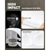 image:imageRUNNING GIRL Sports Bras for Women High Support Adjustable Straps High Impact Racerback Bra with Hook Closure Molded CupAwhite