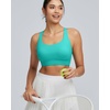 image:imageRUNNING GIRL Sports Bras for Women High Support Adjustable Straps High Impact Racerback Bra with Hook Closure Molded CupDbright Green