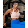 image:imageRUNNING GIRL Sports Bras for Women High Support Adjustable Straps High Impact Racerback Bra with Hook Closure Molded CupDflush Pink