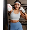 image:imageRUNNING GIRL Sports Bras for Women High Support Adjustable Straps High Impact Racerback Bra with Hook Closure Molded CupDicy Grey