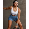 image:imageRUNNING GIRL Sports Bras for Women High Support Adjustable Straps High Impact Racerback Bra with Hook Closure Molded CupDwhite