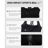 image:imageRUNNING GIRL Sports Bras for Women High Support Molded Cup High Impact Sports Bras with Sewn in Pads Workout Yoga BraCblack