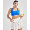 image:imageRUNNING GIRL Sports Bras for Women High Support Molded Cup High Impact Sports Bras with Sewn in Pads Workout Yoga BraCsparkle Blue