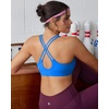 image:imageRUNNING GIRL Sports Bras for Women High Support Molded Cup High Impact Sports Bras with Sewn in Pads Workout Yoga BraCsparkle Blue
