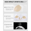 image:imageRUNNING GIRL Sports Bras for Women High Support Molded Cup High Impact Sports Bras with Sewn in Pads Workout Yoga BraCwhite