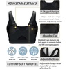 image:imageRUNNING GIRL Sports Bras for Women High SupportAdjustable Strap Molded Cup Sports Bra with Swen PadsBlack