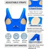 image:imageRUNNING GIRL Sports Bras for Women High SupportAdjustable Strap Molded Cup Sports Bra with Swen PadsBlue