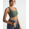 image:imageRUNNING GIRL Sports Bras for Women High SupportAdjustable Strap Molded Cup Sports Bra with Swen PadsDark Green