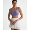 image:imageRUNNING GIRL Sports Bras for Women High SupportAdjustable Strap Molded Cup Sports Bra with Swen PadsMisty Purple