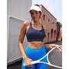 image:imageRUNNING GIRL Sports Bras for Women High SupportAdjustable Strap Molded Cup Sports Bra with Swen PadsNavy Blue