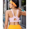 image:imageRUNNING GIRL Sports Bras for Women High SupportAdjustable Strap Molded Cup Sports Bra with Swen PadsPink