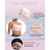 image:imageRUNNING GIRL Sports Bras for Women High SupportCrissCross Back Strappy Bra Moulded Cup High Impact Workout Crop TopsAhot Pink