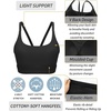 image:imageRUNNING GIRL Sports Bras for WomenLight Impact Molded Cup Strap Sports Bra with Sewn in PadsBest for AC CupAblack