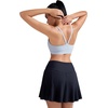 image:imageRUNNING GIRL Sports Bras for WomenLight Impact Molded Cup Strap Sports Bra with Sewn in PadsBest for AC CupAgrey