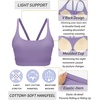 image:imageRUNNING GIRL Sports Bras for WomenLight Impact Molded Cup Strap Sports Bra with Sewn in PadsBest for AC CupAmisty Purple