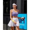 image:imageRUNNING GIRL Sports Bras for WomenLight Impact Molded Cup Strap Sports Bra with Sewn in PadsBest for AC CupAmisty Purple