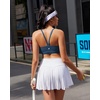 image:imageRUNNING GIRL Sports Bras for WomenLight Impact Molded Cup Strap Sports Bra with Sewn in PadsBest for AC CupAnavy Blue