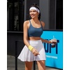 image:imageRUNNING GIRL Sports Bras for WomenLight Impact Molded Cup Strap Sports Bra with Sewn in PadsBest for AC CupAnavy Blue