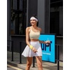 image:imageRUNNING GIRL Sports Bras for WomenLight Impact Molded Cup Strap Sports Bra with Sewn in PadsBest for AC CupAnude