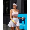image:imageRUNNING GIRL Sports Bras for WomenLight Impact Molded Cup Strap Sports Bra with Sewn in PadsBest for AC CupApink