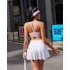 image:imageRUNNING GIRL Sports Bras for WomenLight Impact Molded Cup Strap Sports Bra with Sewn in PadsBest for AC CupApink