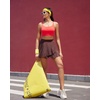 image:imageRUNNING GIRL Sports Bras for WomenLight Impact Molded Cup Strap Sports Bra with Sewn in PadsBest for AC CupAred