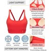 image:imageRUNNING GIRL Sports Bras for WomenLight Impact Molded Cup Strap Sports Bra with Sewn in PadsBest for AC CupAred