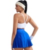 image:imageRUNNING GIRL Sports Bras for WomenLight Impact Molded Cup Strap Sports Bra with Sewn in PadsBest for AC CupAwhite
