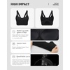 image:imageRUNNING GIRL Sports Bras for WomenLight Impact Molded Cup Strap Sports Bra with Sewn in PadsBest for AC CupBblack