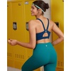 image:imageRUNNING GIRL Sports Bras for WomenLight Impact Molded Cup Strap Sports Bra with Sewn in PadsBest for AC CupBnavy Blue